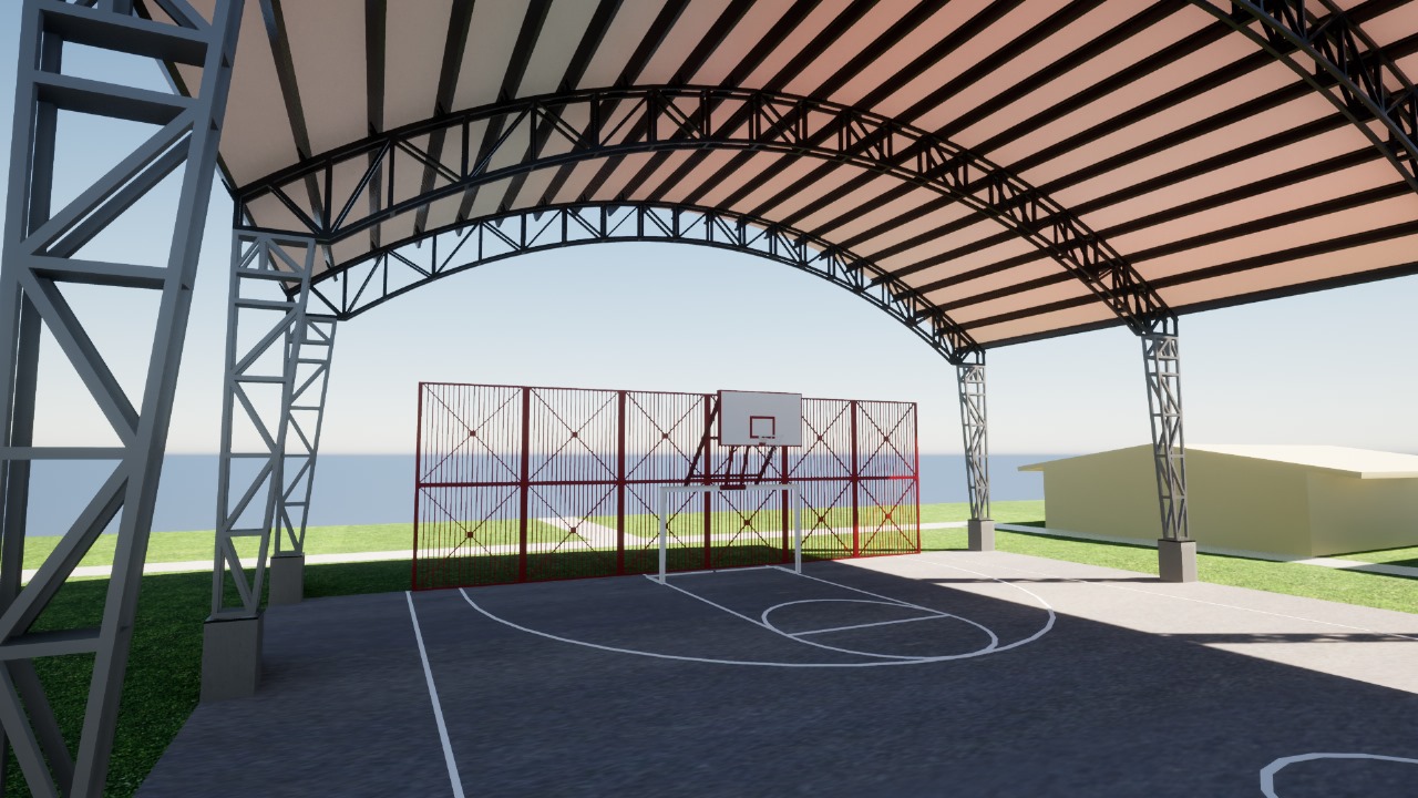 Diseño de polideportivo en Saldaña - Tolima
